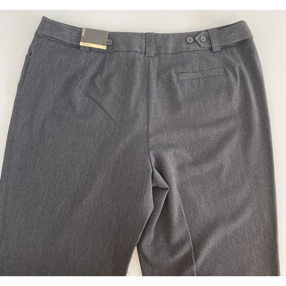 Lane Bryant Houston Dress Pants Heathered Black Woman's Plus Size 18 (Fit 39x31) - Picture 4 of 13